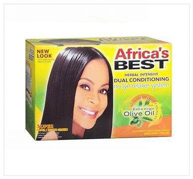 Africa's Best no-lye Relaxer System - Super - Australia Stock - Hair Product -LOL Hair & Beauty