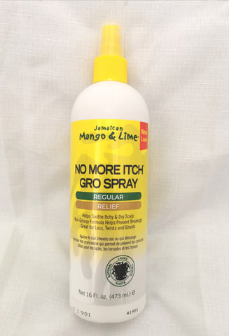 Jamaican Mango & Lime No More Itch Gro Spray 16oz - Australia Stock