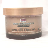 African Pride Black Castor Braid, Loc & Twist Gel 8oz - AU Stock - Hair Product -LOL Hair & Beauty