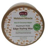 African Pride Moisture Miracle Maximum Hold Edge Styling Wax 6oz - Hair Styling Products -LOL Hair & Beauty