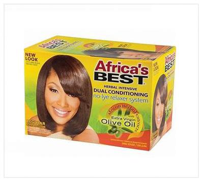Africa's Best No-lye Relaxer System - Regular - Australia Stock - Hair Product -LOL Hair & Beauty