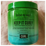 Africa's Best Texture My Way Keep It Curly Ultra Defining Curl Pudding 15oz - Australia Stock - Hair Product -LOL Hair & Beauty
