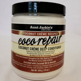 Aunt Jackie's Coco Repair Coconut creme Deep Conditioner 15oz - Australia Stock - Hair Product -LOL Hair & Beauty
