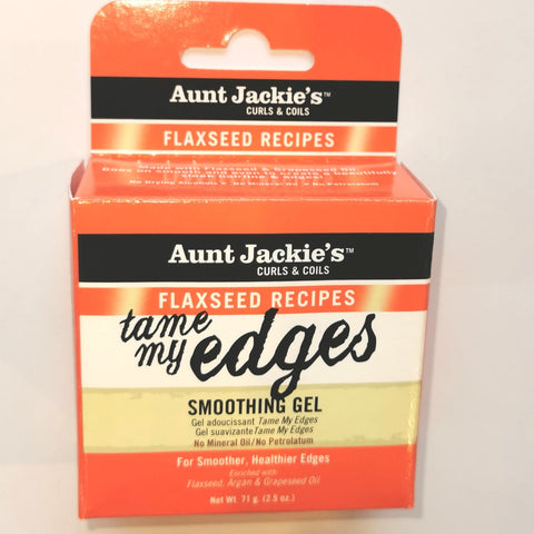 Aunt Jackie's Flaxseed Tame my edges smoothing Gel 2.5oz - Hair Styling Products -LOL Hair & Beauty