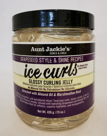 Aunt Jackie's Ice Curls Glossy Curling Jelly 15oz - AU Stock - Hair Product -LOL Hair & Beauty