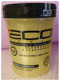 Eco Professional Styling Gel Black Castor & Flaxseed Oil 32oz - Australia Stock - Hair Product -LOL Hair & Beauty