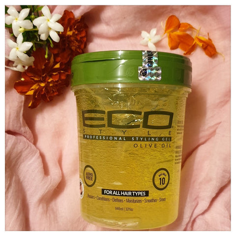 ECO Style Professional Styling Olive Oil Gel 32oz - Australia Stock - Hair Product -LOL Hair & Beauty