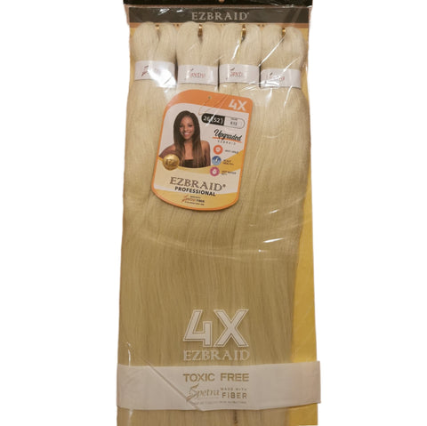 EZBraid Pre-stretched 4pack Itch free Braid extension 26" Color #613 - Hair Extension -LOL Hair & Beauty
