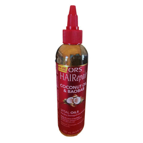 ORS Hair Repair Coconut Oil & Baobab Vital Oils for Dry Damaged Hair 4.3oz - Hair Care Product -LOL Hair & Beauty