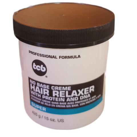 TCB No Base Creme Super Hair Relaxer 425g - Hair Permanents & Straighteners -LOL Hair & Beauty